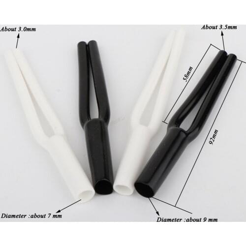 High Quality 4PCS Cable Pants 7mm 9mm Speaker Audio Cable Wire Pants Boots Y Splitter Pant HIFI DIY Audio Cable