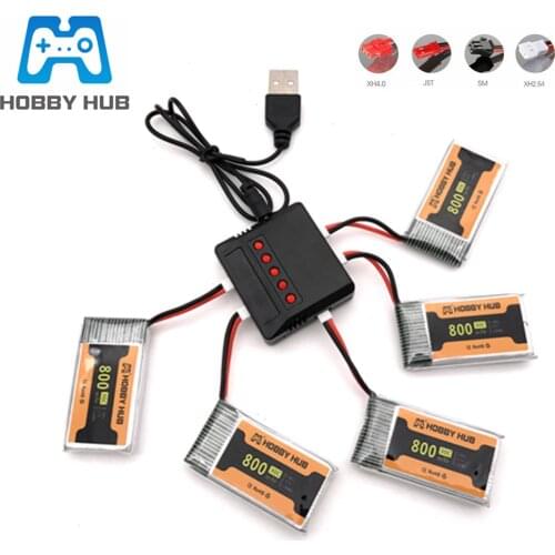 3.7V 800mAh lipo Battery + charger for Syma X5 X5C X5S X5SC X5HW X5HC X5SW M68 X300 X400 X500 X800 HJ819 rc drone spare parts