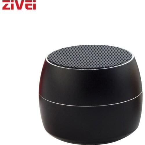 ZIVEI Portable Speaker with Hi-Res 3W Audio, Tiny but Huge Sound with Bass Boom, Metal Pairable Bluetooth Speakers for On the Go