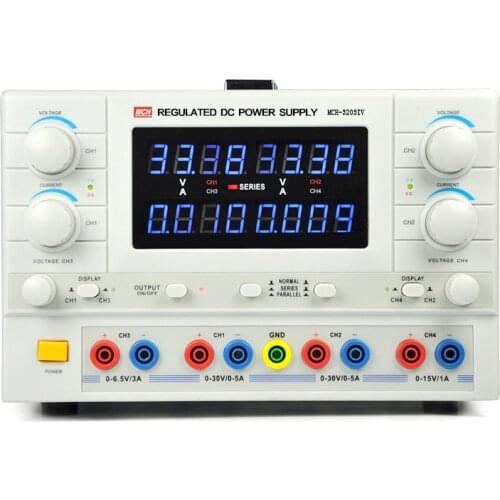 DC stabilized power supply four-way adjustable digital display high power experimental maintenance aging test current supply