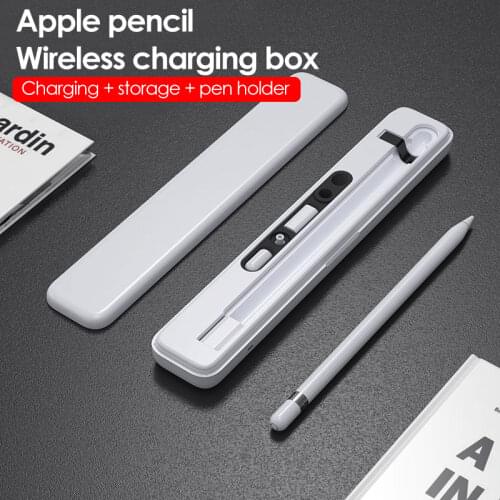 For Apple Pencil 1nd Gen Wireless Charging Case Portable Apple Pencil Storage Box Pencil Accessories For Apple Pencil 2nd Cover
