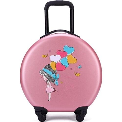 Kid Rolling Suitcase on Wheels Travel Luggage Bag for Girls Wheeled Suitcases Trolley Bag Cartoon Backpack maletas de viaje para