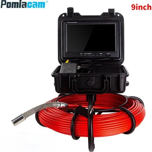 WP9600FD Sewer Pipe Inspection Camera Self-balancing COLOR HD 1200TVL DVR RECORDER VIDEO 8 HOURS LONG WORKING TIME SNAKE CAMERA