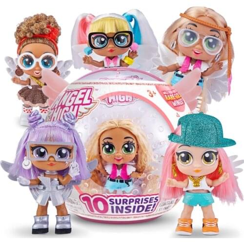 Kawaii Magic Hair Silk Angel Egg Zurus Surprise Blind Box Anime Plush Toy Cute Dolls Action Figure Toys For Girls Birthday Gifts