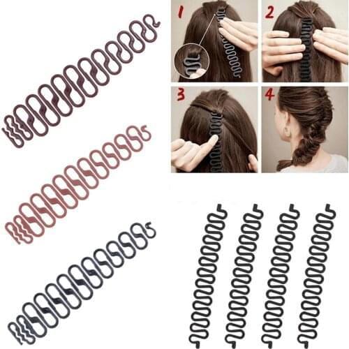 Fashion Hairpin Hair Weave Simple Artifact Fishbone Braid Styling Girls DIY Tool Hairstyle Hair Accessories Women