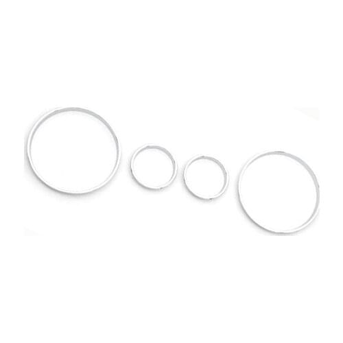 Chrome Styling Dashboard Gauge Ring Set for BMW E39
