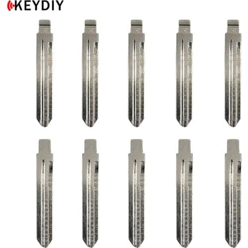 5/15/50pcs KD/VVDI Uncut Metal NO.50 KD Remote Scale Blank Car Key Blade HY15.16 With Tick Marks for Hyundai Yue Dong/Kia Freddy