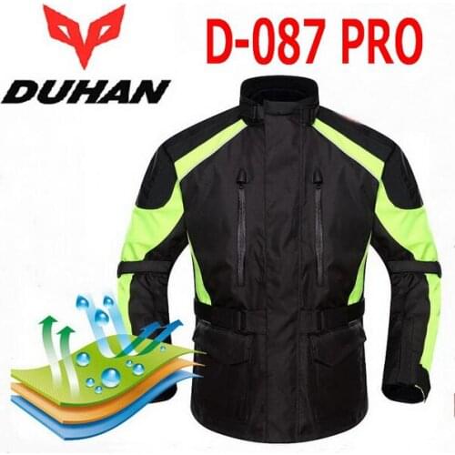 2015 New DUHAN D-087 PRO 100% waterproof Motorcycle racing suits Moto riding Pull Drop resistance motorbike Cycling clothing