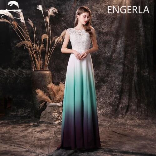 2021 Spring New Womens Dress Evening Slim Sexy Dress Lace Gradient Sleeveless Round Neck Classic Evening Dress