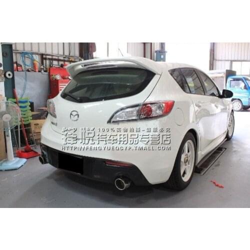 Fit for mazda 3 mps carbon fiber rear ABS spoiler rear wing