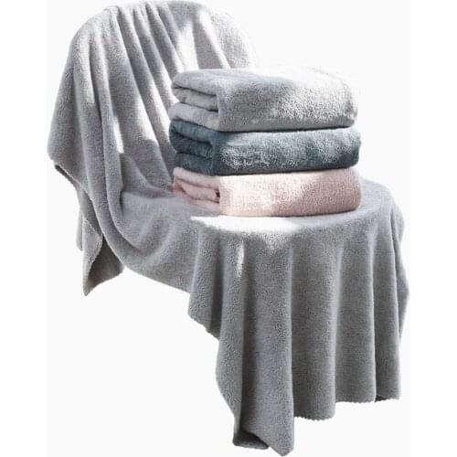 180*90cm Coral fleece towel Beach towels Microfiber Bath Towel Yoga Mat Compact Travel Sports Camping Swimming quick drying