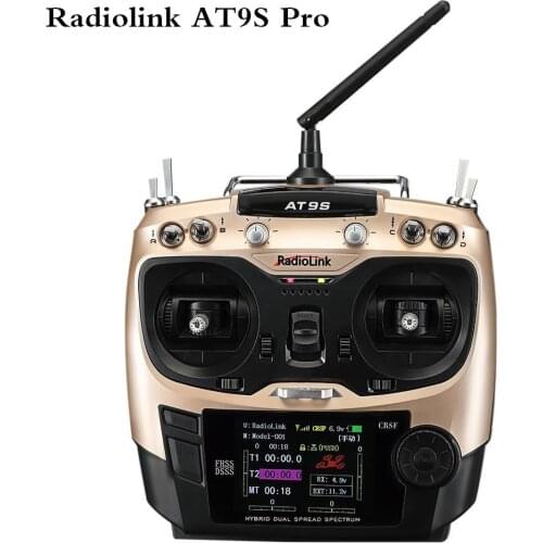 Radiolink AT9S Pro TX 10/12CH RC Radio Controller RC transmitter with R9DS RX 2.4G receiver for RC FPV Drone airplane Hobby toy