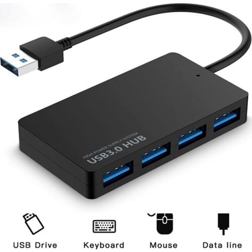 Usb3.0hub Splitter with Power Multi-interface One for Four High-speed Transmission Notebook Computer Multi-function Adapter