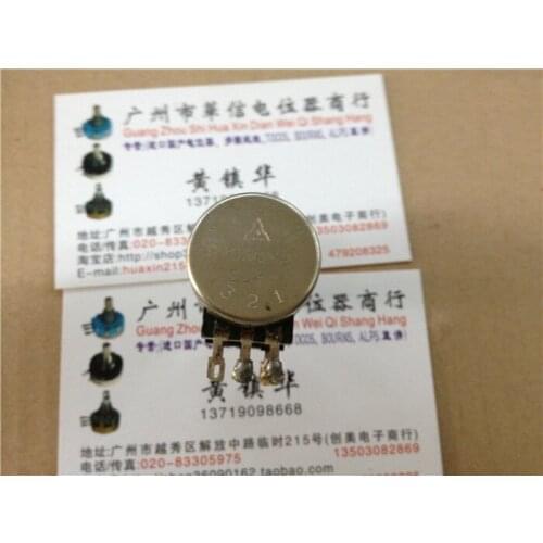 [VK] Used Japan Matsushita double potentiometer B10KX2 10K potentiometer 360 degrees switch