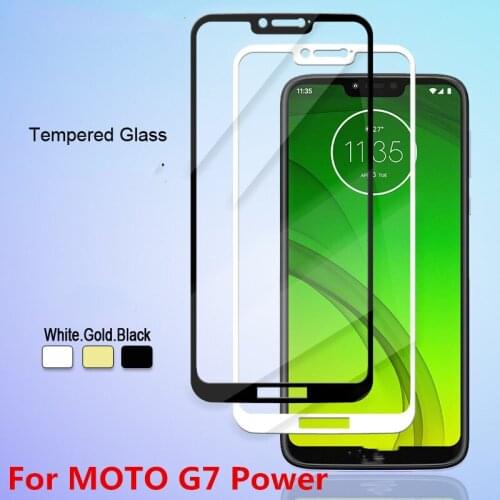 Full cover cell phone Tempered Glass For Motorola Moto G7 Power Screen Protector For Moto G7 Power Glass For Motorola G7Power
