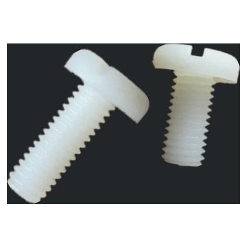 1pcs M10 Environmental green plastic screw one-word round head nylon screws insulated pen head bolt bolts 70mm-120mm