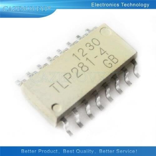 10pcs/lot TLP281-4GB SOP16 TLP281-4 SOP TLP281 SOP-16 In Stock