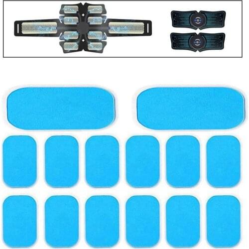 14pcs Replacement Massager Gel Pads Patch For EMS Trainer Abdominal Muscle Stimulator Exerciser Accessories (Only Gel Pads)