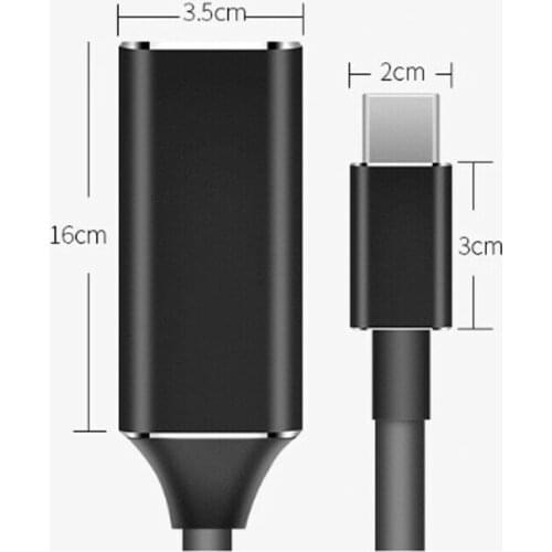 300pcs lot wholesale Type C to HDMI conversion cable 4K HD USB C to HDMI bus Type-C to HDMI conversion cable