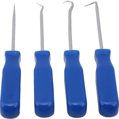 4Pcs 138mm Car Auto Vehicle Oil Seal Screwdrivers Set O-Ring Seal Gasket Puller Remover Pick Hooks Tools Wholesale