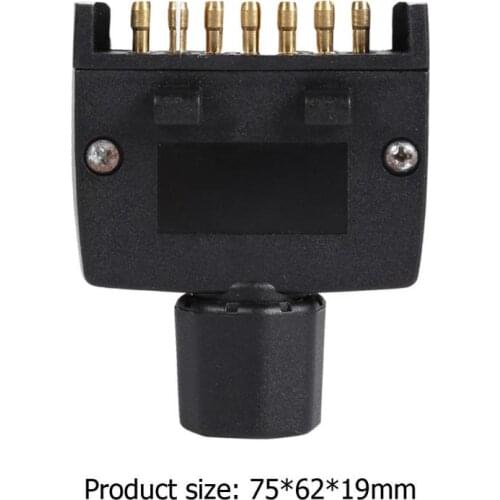 7 Pin AU Flat Male Trailer Socket Plug Connector Adapter for Caravan Trailer Provide Connection of Indicator Side Lamp
