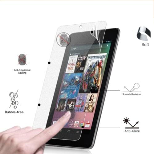 Premium Anti-Glare Screen Protector Matte Film For Google Nexus 7 2012 Me370t 7.0" tablet matte Guard panel with clean tools