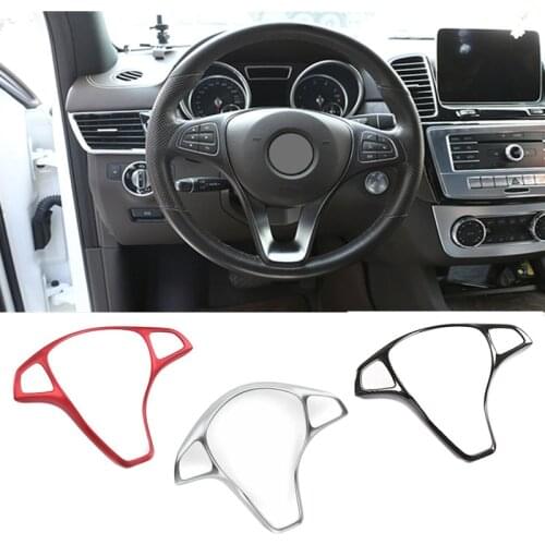Car Steering Wheel FrameTrim For Mercedes Benz A B C E GLA CLA GLC GLS GLE Class W176 W246 W205 W213 W117 C117 X156 X253 W447
