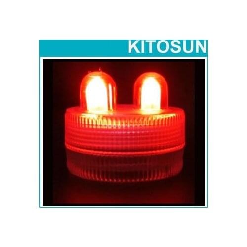 Free Shipping Factory supply 100pcs Waterproof Small Coin Battery Operated Led Submersible Floralyte Wedding Centerpiece