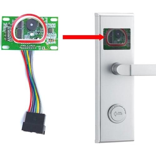 Hotel lock pcb replacements electronic parts promix guest room key card contactless RF motel access control RFID keycard T5577