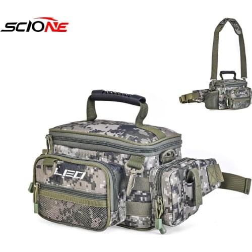 Large Capacity Outdoor Sport Chest Bag Luya Small Square Bag Fishing Reel Fishing Supplies Bag Fishing Accessories X593G