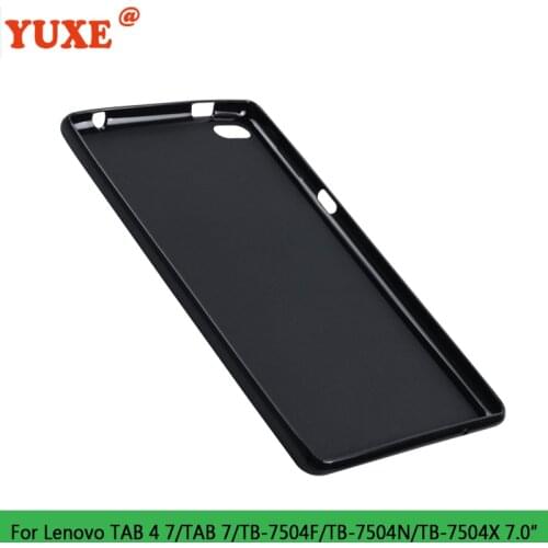 Tablet Case For Lenovo TAB 4 7 Tab4 7 inch 2017 7504 TB-7504F 7504N 7504X 7.0" Funda Back TPU Silicone Anti-Drop Cover