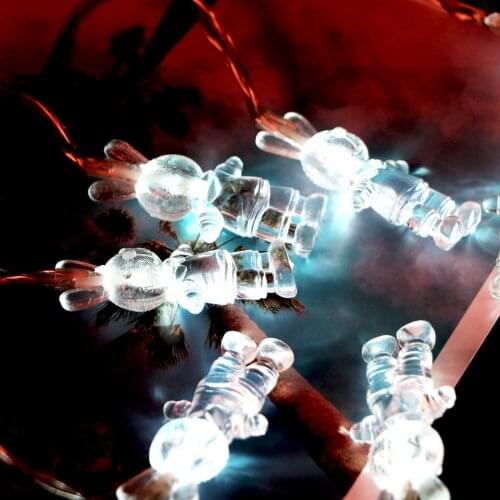 Easter Bunny String Lights Decorative Lights 10led 1.65m Bedroom Home Wedding New Year Decoration Battery Powered