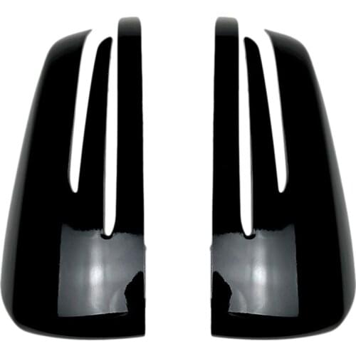For Mercedes Benz a B CLA GLA C E Class W176 C117 X156 W204 W212 Glossy Black ABS Side Rear View Mirror Cover Trim