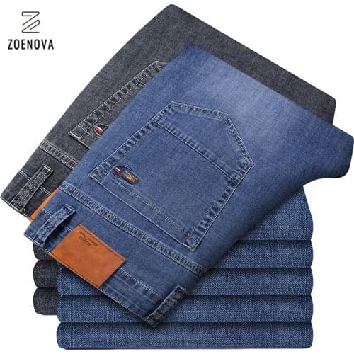 Jeans For Men 2021 New Plus Size Jeans 46 44 42 Summer Fashion Casual Denim Trousers Blue Gray Jean Baggy Jeans Brand Pants Male