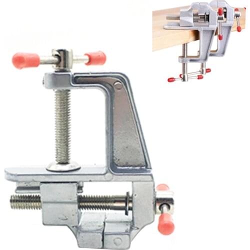 YEODA Hot Sale Mini Desktop Vise Mini Vise Pliers Worktable Welding Auxiliary Model Table Vice Woodworking Tools