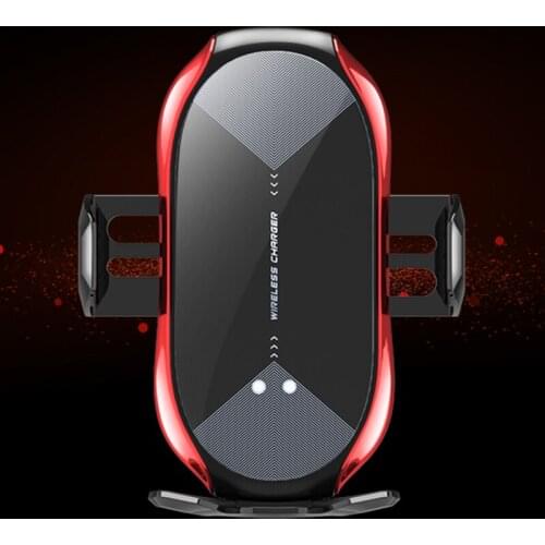 Intelligent Wireless Phone Charger Car Holder foriphone11 pro 11 Dropshipping Fast Charge Car Mount forSamsungS10+ 10 Note10