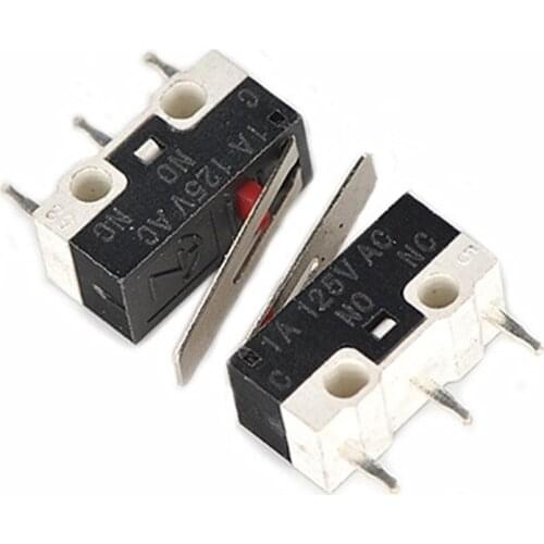 5PCS/Lot Micro Switch Push Button Switch 3 Pin 1A 125V AC Mini Light Touch Switch for Mouse