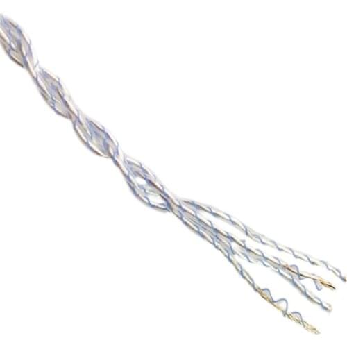 LS003 MK2 Silver Earphone Cable for Audiophile DIY Cable (sell Per 1.0M)