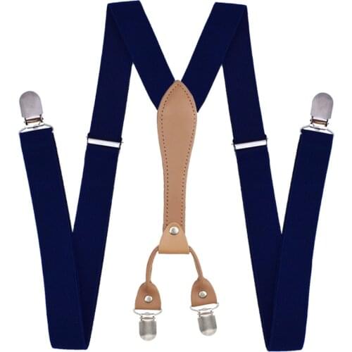 Fashion Classic 4 Clips Suspenders For Women Girls Casual And Daily Use Garments Accessories