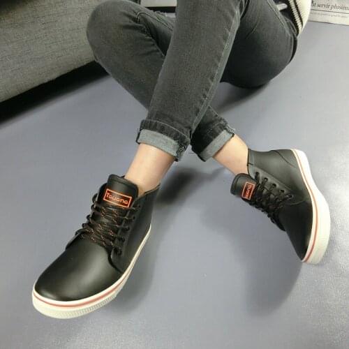 Shoes Men Boots Fashion Rainboots Slip Water Shoes Short Rubber Rain Boots Men Bot Garden fishing Boots Waterproof For Men