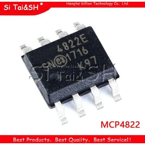 Original 1pcs/lot MCP4822 MCP4822-E/SN SOP8 Digital to analog converter MIC Singlechip SMD IC