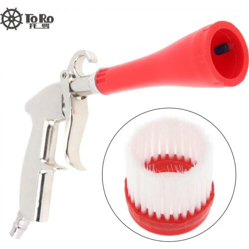 High Pressure Pneumatic Duster Air Blow with 12cm Hose Connector and Cleaner Brush Head for Dust Removal Car