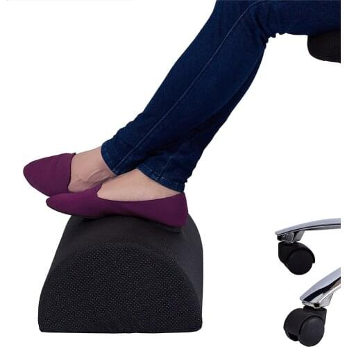 Foot Rest Pillow Cushion Washable Memory Foam Under Office Desk Half Cylinder Home Body Relax Pain Relief Relaxing Cushion Pad