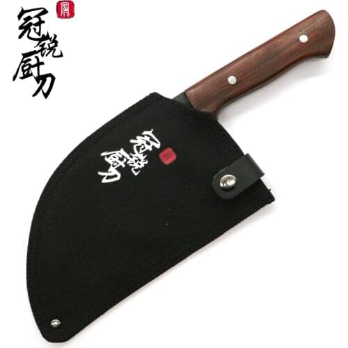 Handmade Chinese Cleaver ECO Friendly Kitchen Knives Slicing Chopping Chef Knife Manganese Hand Forged Steel Home Cooking Tools