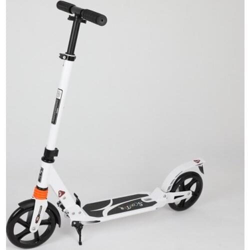 New Folding Scooter Adult Mens and Womens Aluminum Alloy Foot Scooter Two Wheel kick Scooter