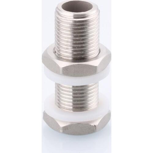 304 Stainless Steel Lock Pipe Fitting 1/2" BSP x 40mm/50mm/60mm/80mm/100mm/120mm Length DN15 For Water Tank Aquarium