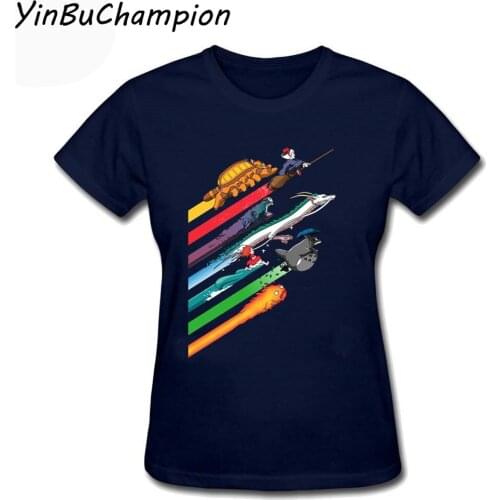 Spirited Away Ponyo My Neighbor Totoro Catbus Kikis Delivery Service T Shirt Studio Ghibli Hayao Miyazaki Anime Women T Shirts