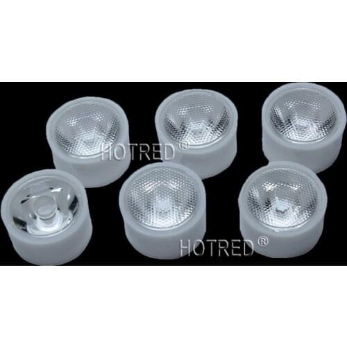 10PCS 100PCS 21.6mm CREE XPE XPE2 XPG XPG2 XTE Epiled/Semiled 3535 LED lens Emitter8/15/30/45/60/120 degree