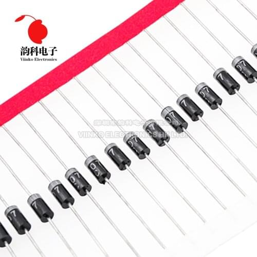 100pcs RL207 2A 1000V DO-15 Rectifier Diode