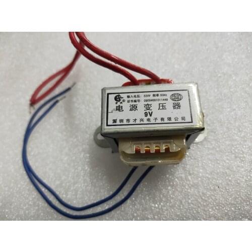 5W EI transformer input:AC220V output:0-AC9V audio transformer /Free shipping